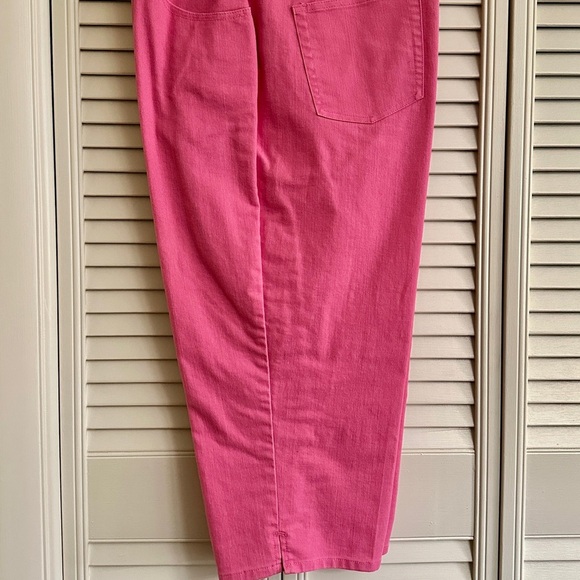 L.A. BLUES STRETCH, WOMENS CAPRIS. PINK BUTTONUP, 5 POCKET, CAPRI JEANS.SIZE 20W - Picture 4 of 7